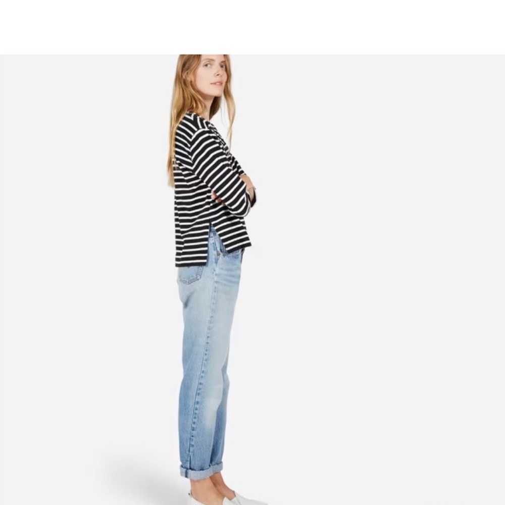 Everlane The Premium-Weight Long-Sleeve Mariner Tee Size Medium